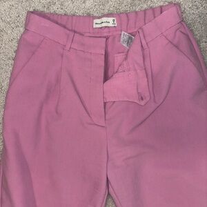 Abercrombie pink tailored pants